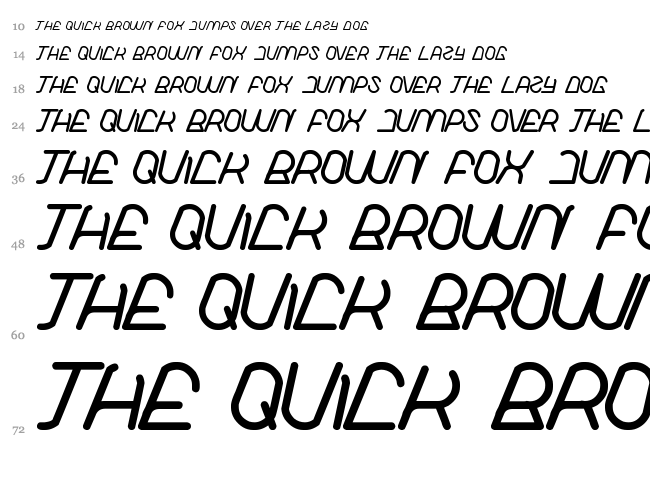 Like This font waterfall